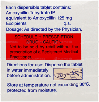 Mox 125Mg Kidtab 15