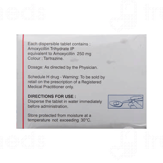 Mox Kidtab 250mg Tablet 15