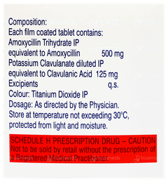 Moxclav 625 Tablet 10 Moxclav 625 Tablet 10