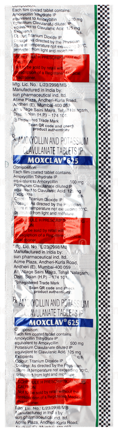 Moxclav 625 Tablet 10 Moxclav 625 Tablet 10