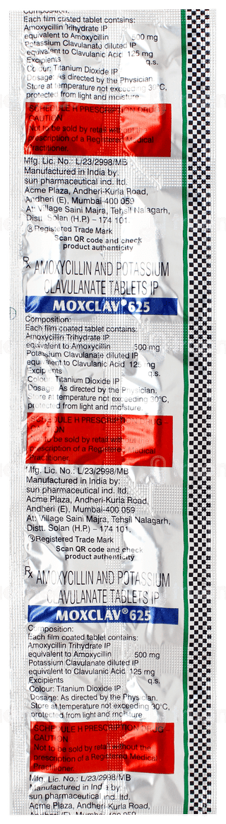 Moxclav 625 Tablet 10