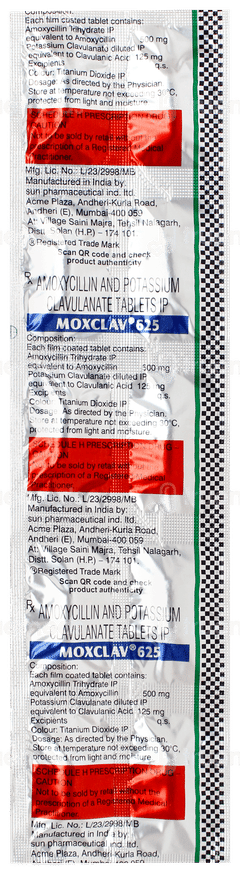 Moxclav 625 Tablet 10