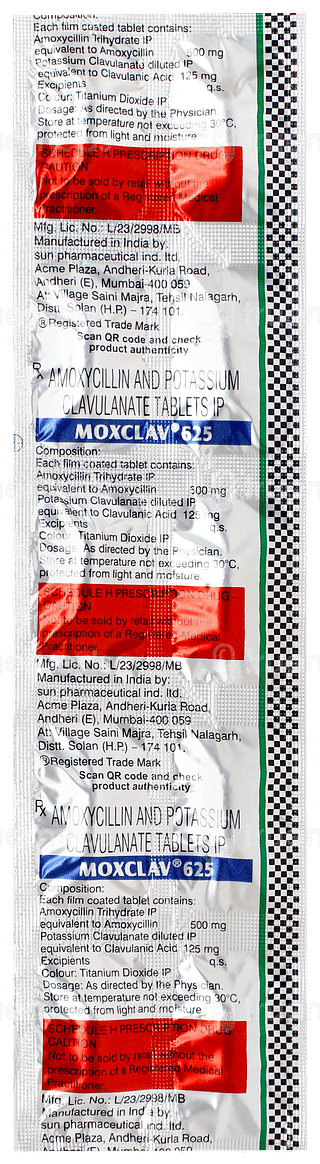 Moxclav 625 Tablet 10