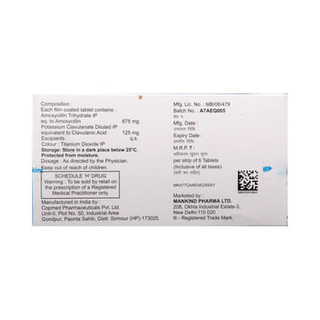 Moxikind Cv 1gm Tablet 6