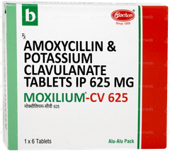 Moxilium Cv 500/125 MG Tablet 6