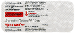 Moxocard 0.2 Tablet 10 Moxocard 0.2 Tablet 10