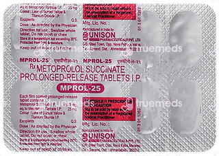 Mprol 25 MG Tablet Er 10