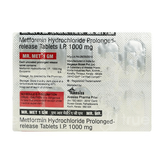 Mr Met 1000 Mg Tablet Pr 10