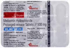 Mr Met 500 Ipr Tablet 10 Mr Met 500 Ipr Tablet 10