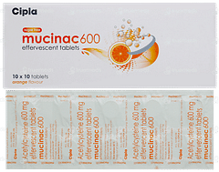 Mucinac 600 Effervescent Tablet 10