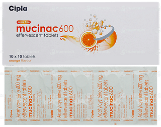 Mucinac 600 Effervescent Tablet 10