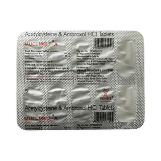 Mucomelt A 300/30mg Tablet 10