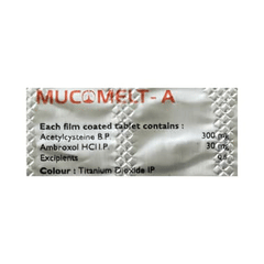 Mucomelt A 300/30mg Tablet 10