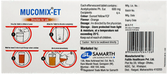 Mucomix Et Orange Flavour Sugar Free Effervescent Tablet 10 Mucomix Et Orange Flavour Sugar Free Effervescent Tablet 10