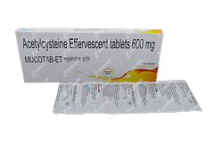 Mucotab Et Orange Flavour Sugar Free Effervescent Tablet 10