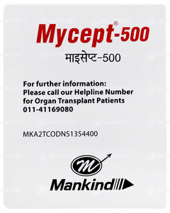 Mycept 500 Tablet 10 Mycept 500 Tablet 10