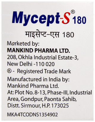 Mycept S 180 Tablet 10