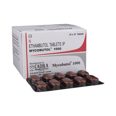 Mycobutol 1000 MG Tablet 10