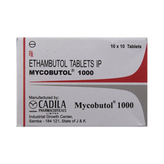 Mycobutol 1000 MG Tablet 10