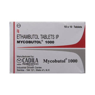 Mycobutol 1000 MG Tablet 10