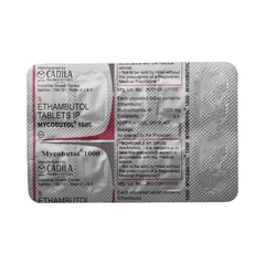 Mycobutol 1000 MG Tablet 10