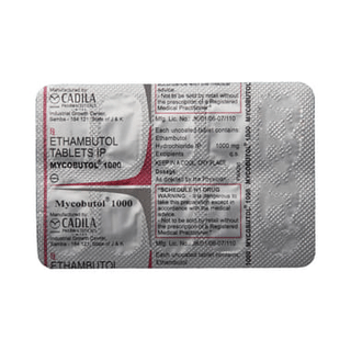 Mycobutol 1000 MG Tablet 10