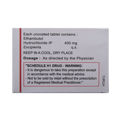 Mycobutol 400 MG Tablet 10
