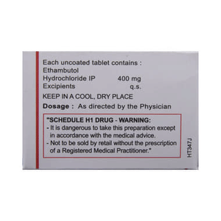 Mycobutol 400 MG Tablet 10