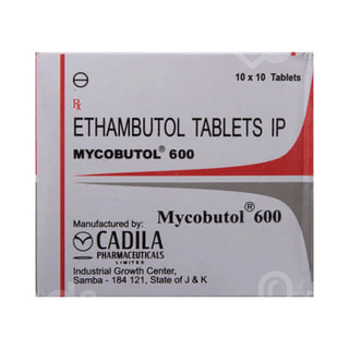 Mycobutol 600 MG Tablet 10