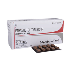 Mycobutol 800 MG Tablet 10