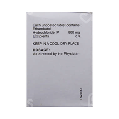 Mycobutol 800 MG Tablet 10
