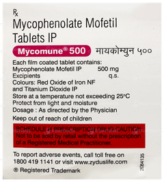 Mycomune 500 Tablet 10 Mycomune 500 Tablet 10