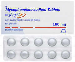 Myfortic 180mg Tablet 10