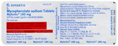 Myfortic 180mg Tablet 10