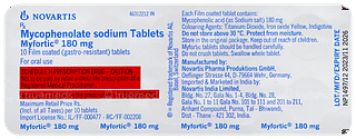 Myfortic 180mg Tablet 10