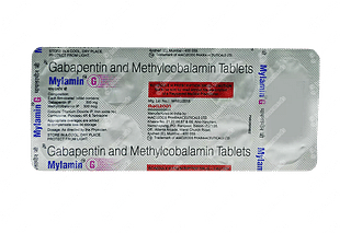 Mylamin G 300 Mg/500 MCG Tablet 10