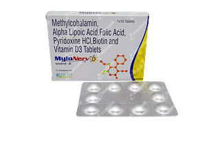 Mylonerv D 1500/200 MCG Tablet 10