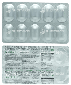 Mymitol Dc 550 Mg/13.8Mg/400Iu/600Mg/500Mcg Tablet 10 Mymitol Dc 550 Mg/13.8Mg/400Iu/600Mg/500Mcg Tablet 10