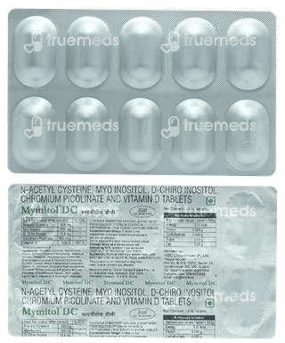 Mymitol Dc 550 Mg/13.8Mg/400Iu/600Mg/500Mcg Tablet 10