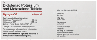 Myospas D Tablet 10
