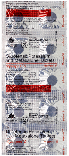 Myospas D Tablet 10 Myospas D Tablet 10