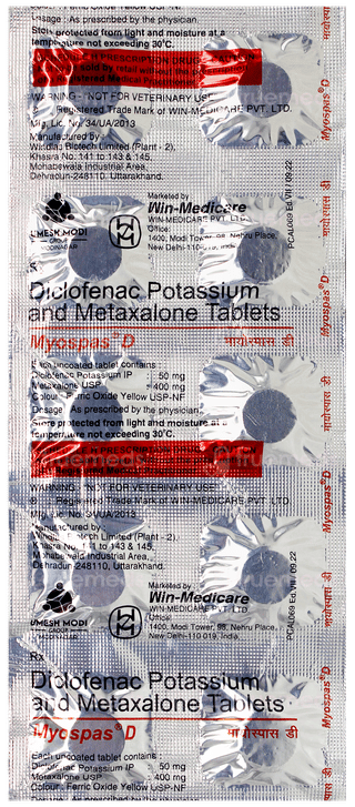 Myospas D Tablet 10