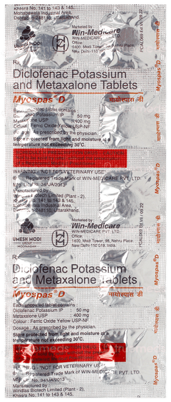 Myospas D Tablet 10 Myospas D Tablet 10