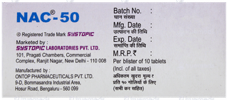 Nac 50 Tablet 10