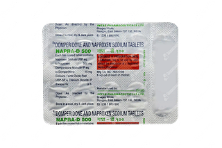 Napra D 500/10 MG Tablet 10