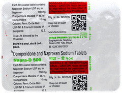 Napra D 500 Tablet 10 Napra D 500 Tablet 10