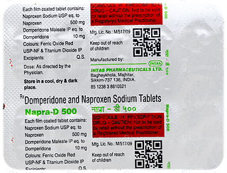 Napra D 500 Tablet 10