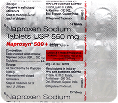 Naprosyn 500 + Tablet 15 Naprosyn 500 + Tablet 15