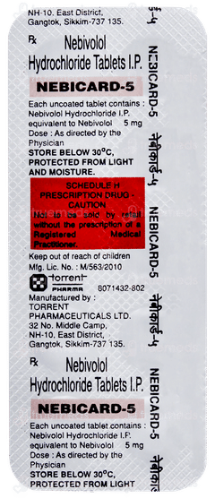 Nebicard 5 Tablet 10