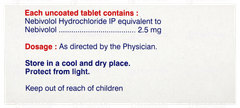 Nebicip 2.5 Tablet 10 Nebicip 2.5 Tablet 10